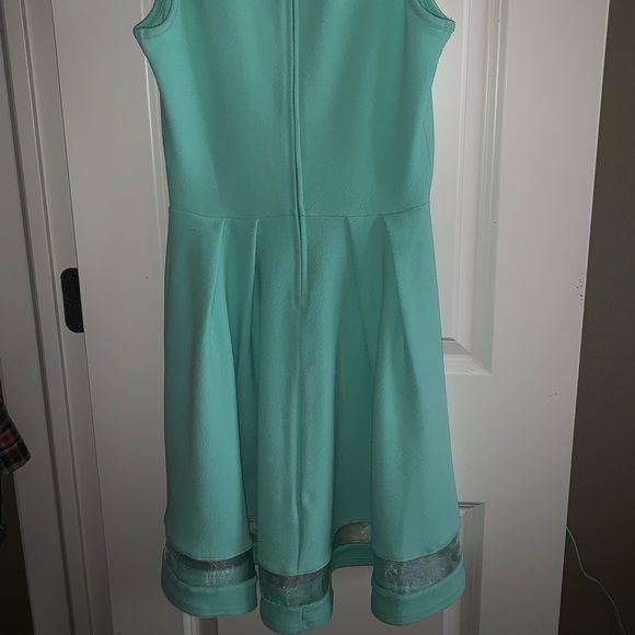 Mint Mesh Dress - Picture 2 of 2
